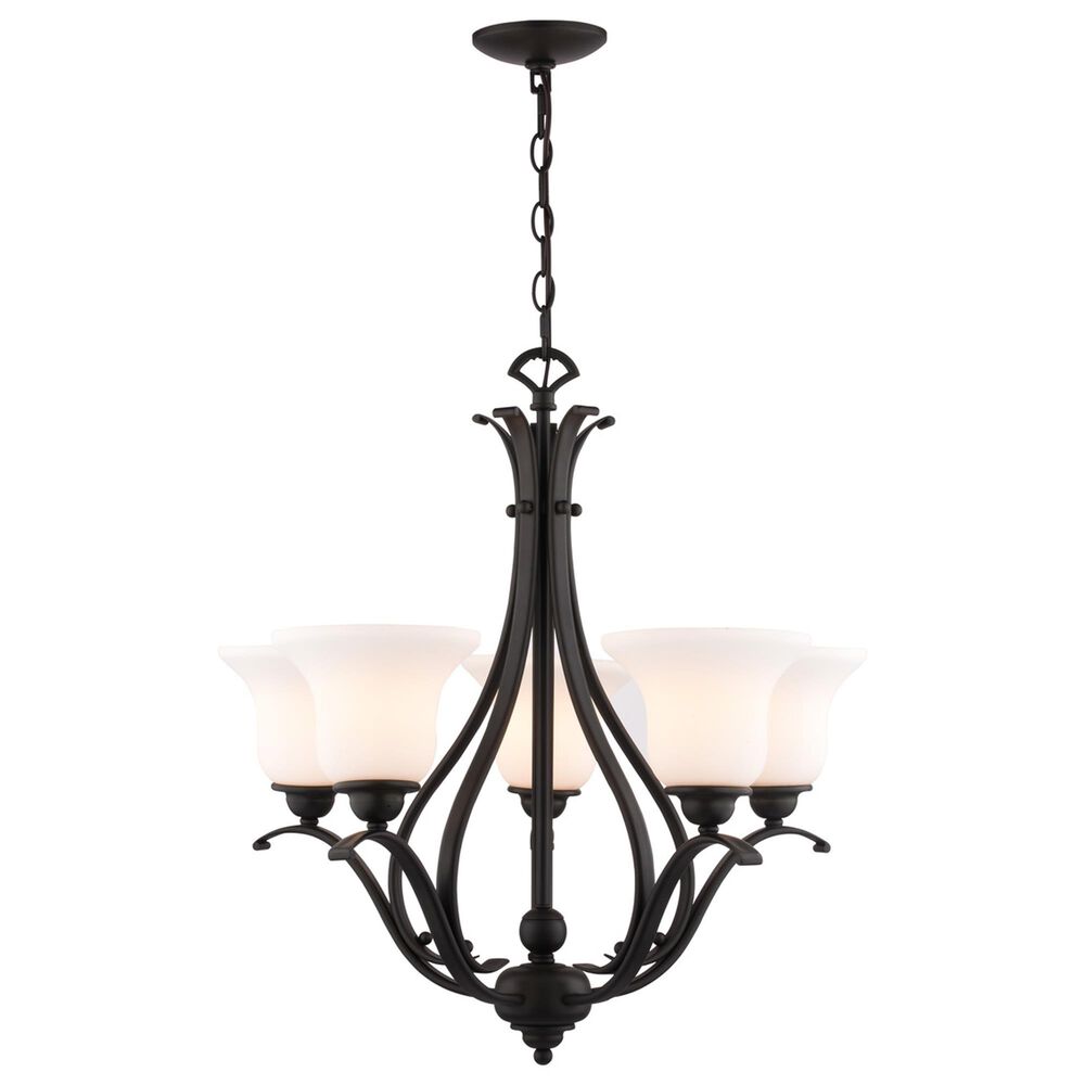 Vaxcel Lighting Monrovia 5-Light Chandelier in Oil Rubbed Bronze, , large