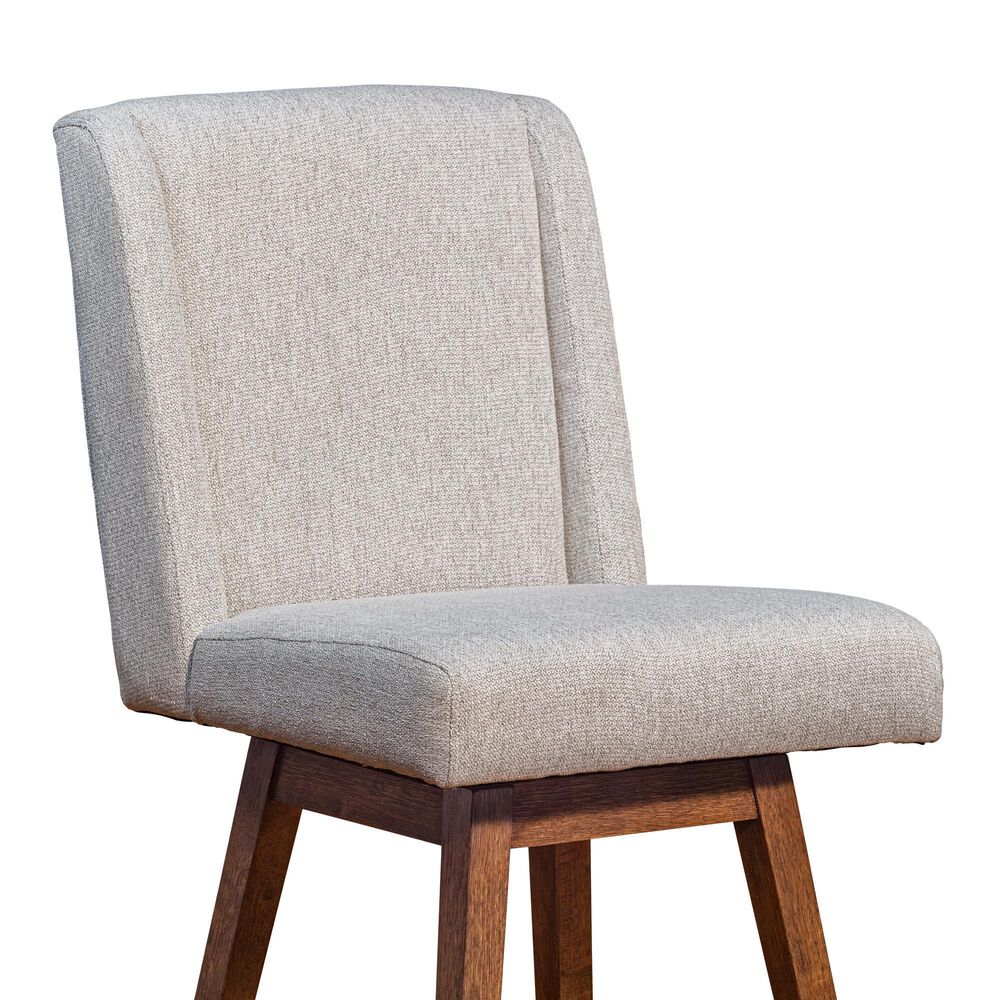Blue River Stancoste 26&quot; Swivel Counter Stool in Brown Oak, , large
