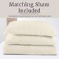 Timberlake 2-Piece Velvet Twin Quilt Set in Cream, , large