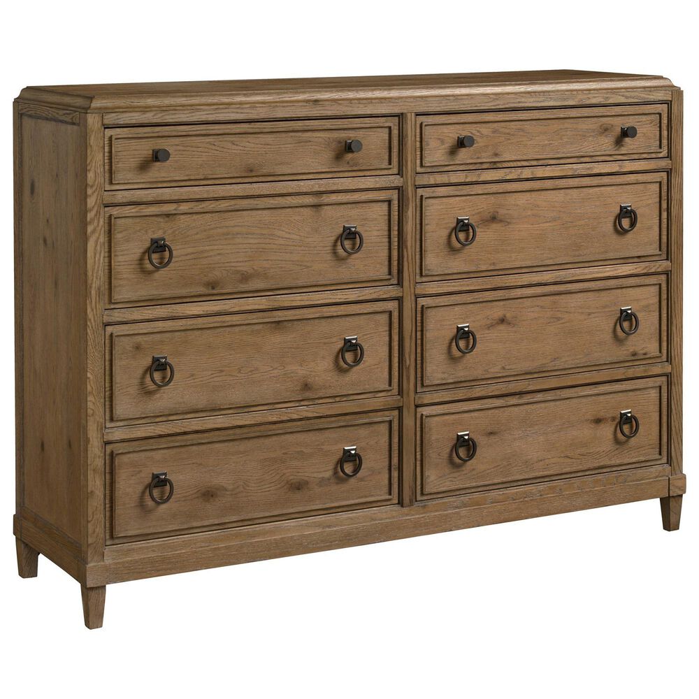 Universal Furniture Griffith Park 5-Piece Queen Upholstered Bedroom Set in Sienna, , large