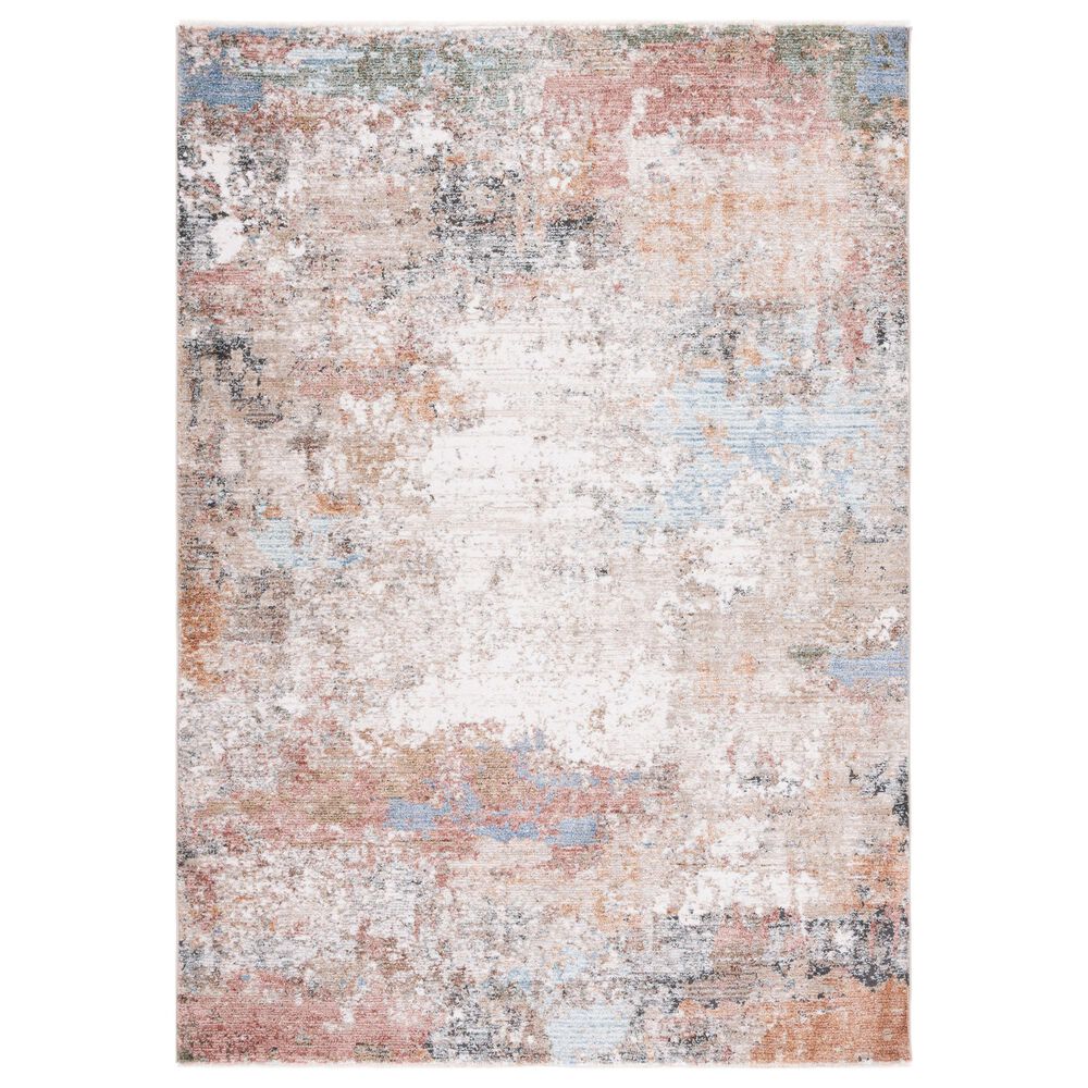 Safavieh Jasmine 9" x 12" Beige and Light Blue Area Rug, , large