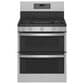 GE Profile 4pc Kitchen Package with Refrigerator, Range, Microwave, and Dishwasher in Stainless Steel, , large