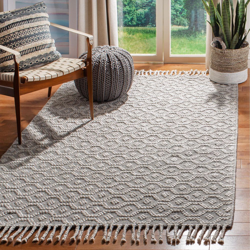 Safavieh Natura NAT318F 8&#39; x 10&#39; Grey Area Rug, , large
