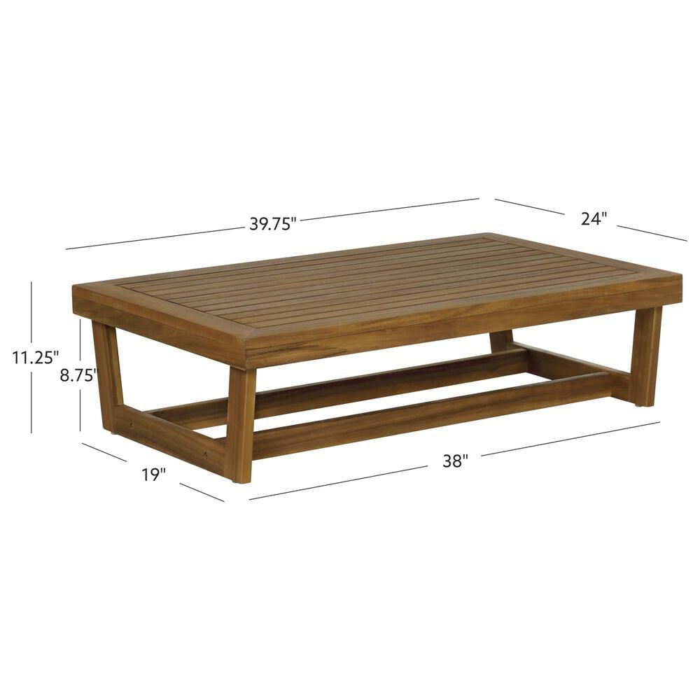 Linon Home Decor Silbury Cocktail Table in Natural, , large