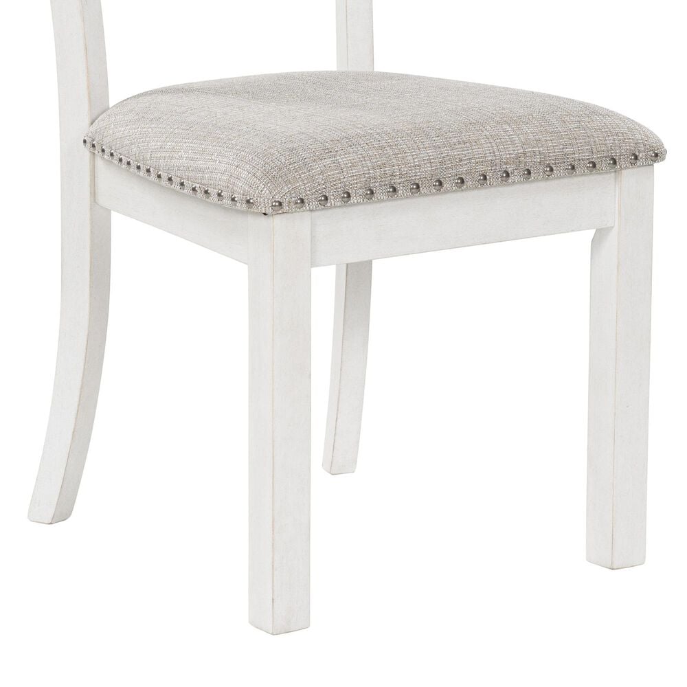 Ashley Robbinsdale Dining Chair Set of 2 in Antique White, , large