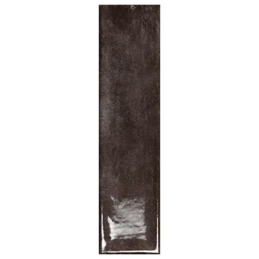 Emser Raku Charcoal 3" x 12" Glossy Ceramic Tile with 6.3 Sq. Ft./Carton, , large