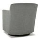 Ashley Bradney Swivel Accent Chair in Smoke, , large