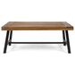 Hearth and Haven Carlisle Patio Coffee Table in Natural, , large