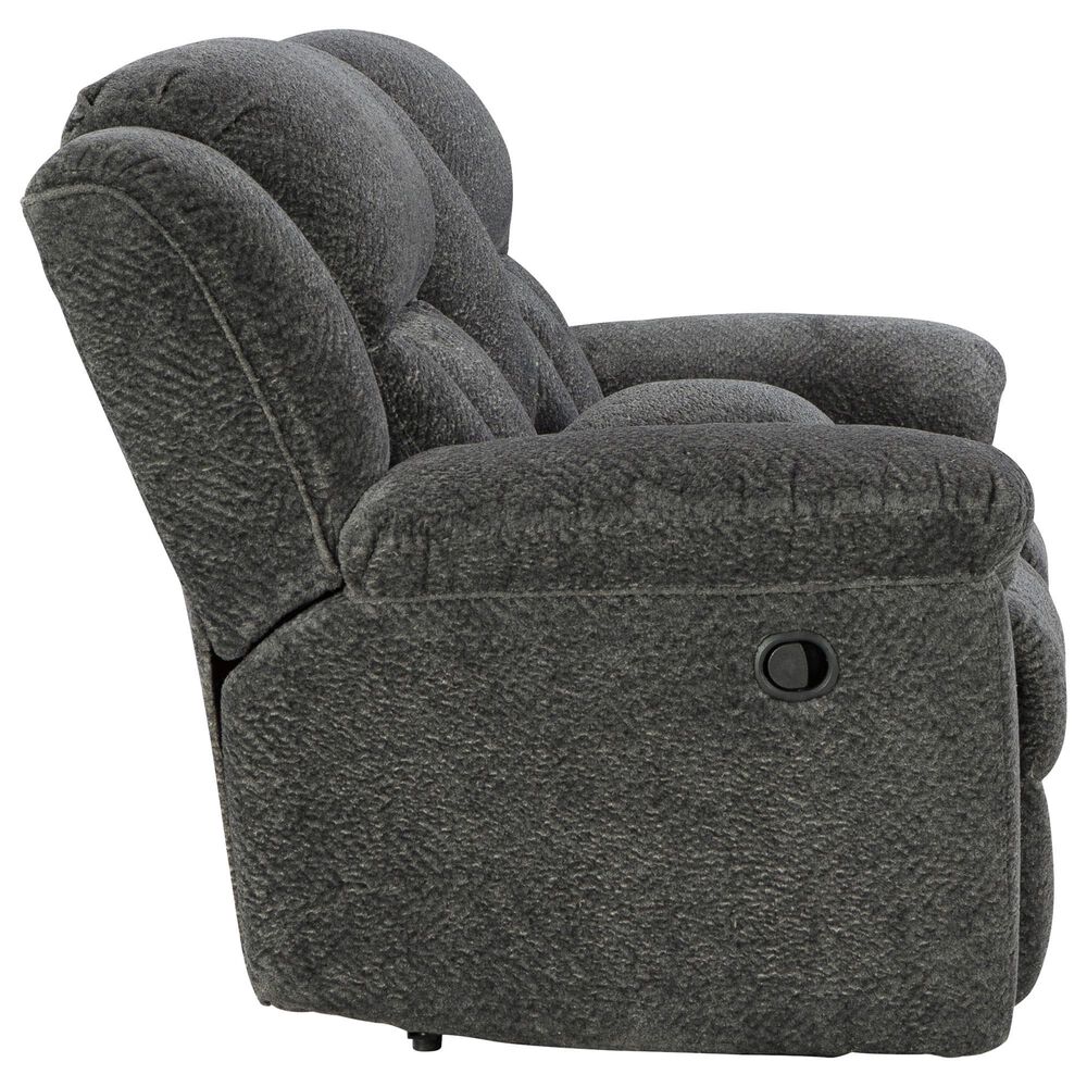 Ashley Frohn Manual Reclining Loveseat in Graphite, , large