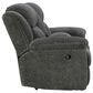 Ashley Frohn Manual Reclining Loveseat in Graphite, , large