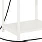 HOMLUX 22.7" 3-Tier End Table in White, , large