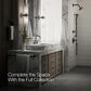 Kohler Purist Widespread Bathroom Sink Faucet with Cross Handles and High Gooseneck Spout in Matte Black, , large