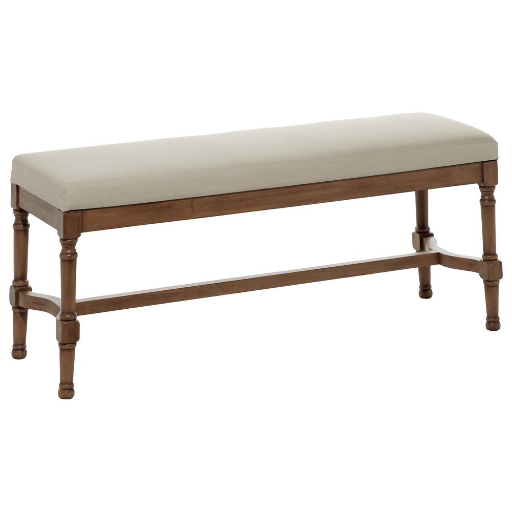 Maple and Jade Traditional Wood Bench in Multi Colored, , large