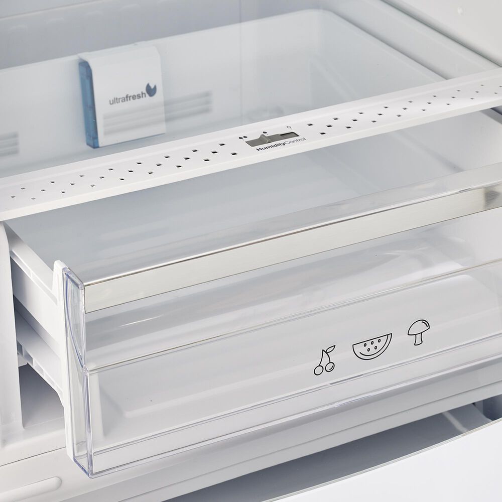 Unique Appliances Classic Retro 12 Cu. Ft. Bottom Freezer Regfrigerator In Marshmallow White, , large