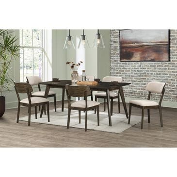 New Heritage Design Rex 60" Counter Height Dining Table in Walnut - Table Only, , large