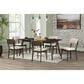 New Heritage Design Rex 60" Counter Height Dining Table in Walnut - Table Only, , large