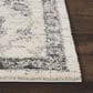 Nourison Fusion FSS15 9"6" x 13" Cream and Grey Area Rug, , large