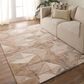 Jaipur Fragment Agate Tan and Taupe 10" x 14" Area Rug, , large