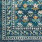 Rifle Paper Co Crafted by Cloth and Company Courtyard 2"6" x 7"6" Hadley Emerald Runner, , large