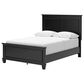Ashley Lanolee Full Panel Bed in Black, , large