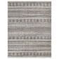 Surya Pompei 9" x 12" Brown, Off White, Light Gray, Black, Dark Blue and Charcoal Area Rug, , large