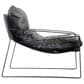 Moe"s Home Collection Connor Leather Club Chair in Black, , large