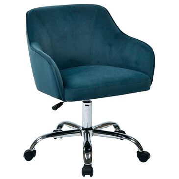 OSP Home Bristol Task Chair with Atlantic Velvet Fabric, , large