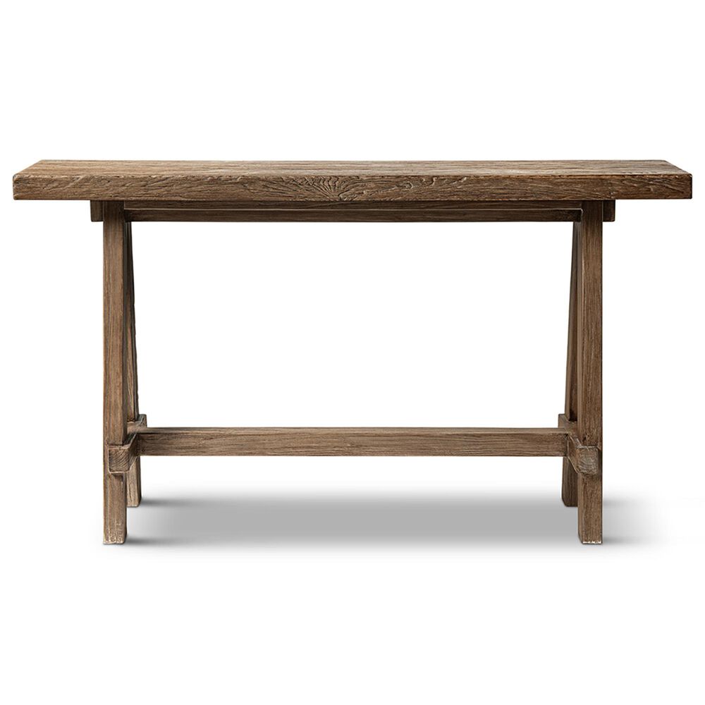 Jennifer Taylor Home Hawthorne 60" Console Table in Heritage Medium Dark Brown, , large