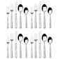 Lifetime Brands April 20-Piece Flatware Set in Stainless Steel, Service for 4, , large