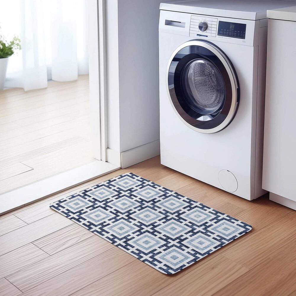Dalyn Rug Company Marlo 1&#39;8&quot; x 2&#39;6&quot; Navy Indoor/Outdoor Area Rug, , large