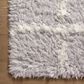 Angela Rose Amira 6"7"" x 9"6" Silver and Ivory Area Rug, , large