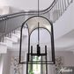 Hunter Dukestown 18" 4-Light Pendant in Natural Iron and Silver Leaf, , large