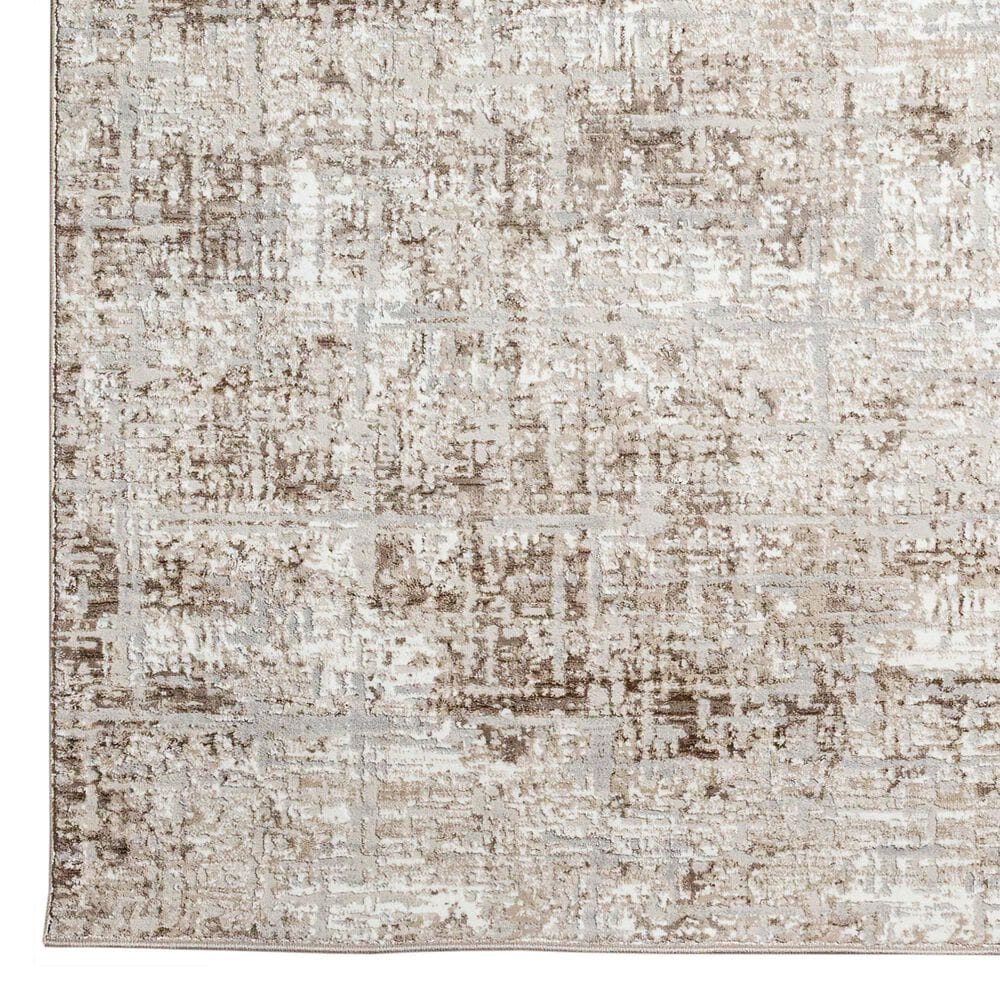 Radici USA Livigno Abstract 5&#39;3&quot; x 7&#39;3&quot; Beige Area Rug, , large