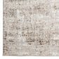 Radici USA Livigno Abstract 5"3" x 7"3" Beige Area Rug, , large