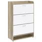 Coaster Denia 3-Tier Shoe Cabinet in Antique Pine and White, , large