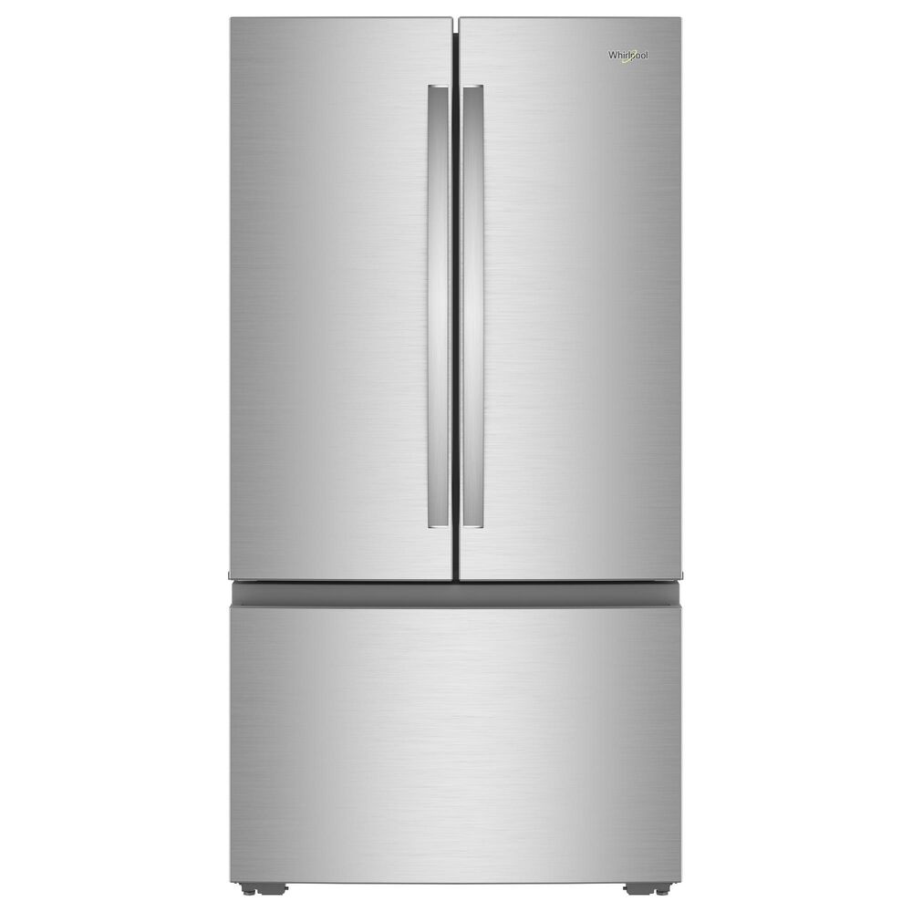 Whirlpool 24.3 Cu. Ft. Counter Depth 3-Door French Door Refrigerator in Fingerprint-Resistant Stainless, , large