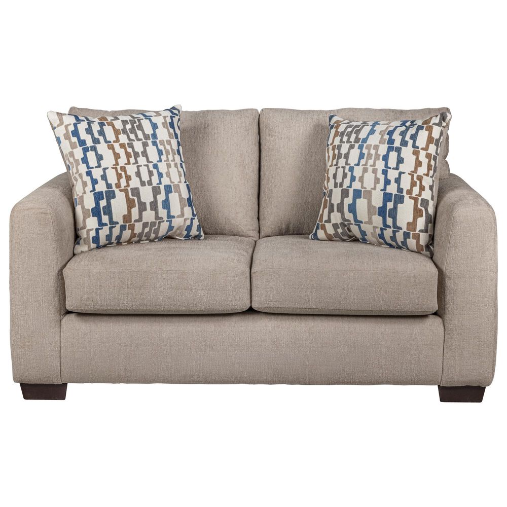 Northwestern Franz Stationary Loveseat in Parchment, , large