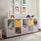 Linon Home Decor Galli 6-Shelf Bookcase in White, , large