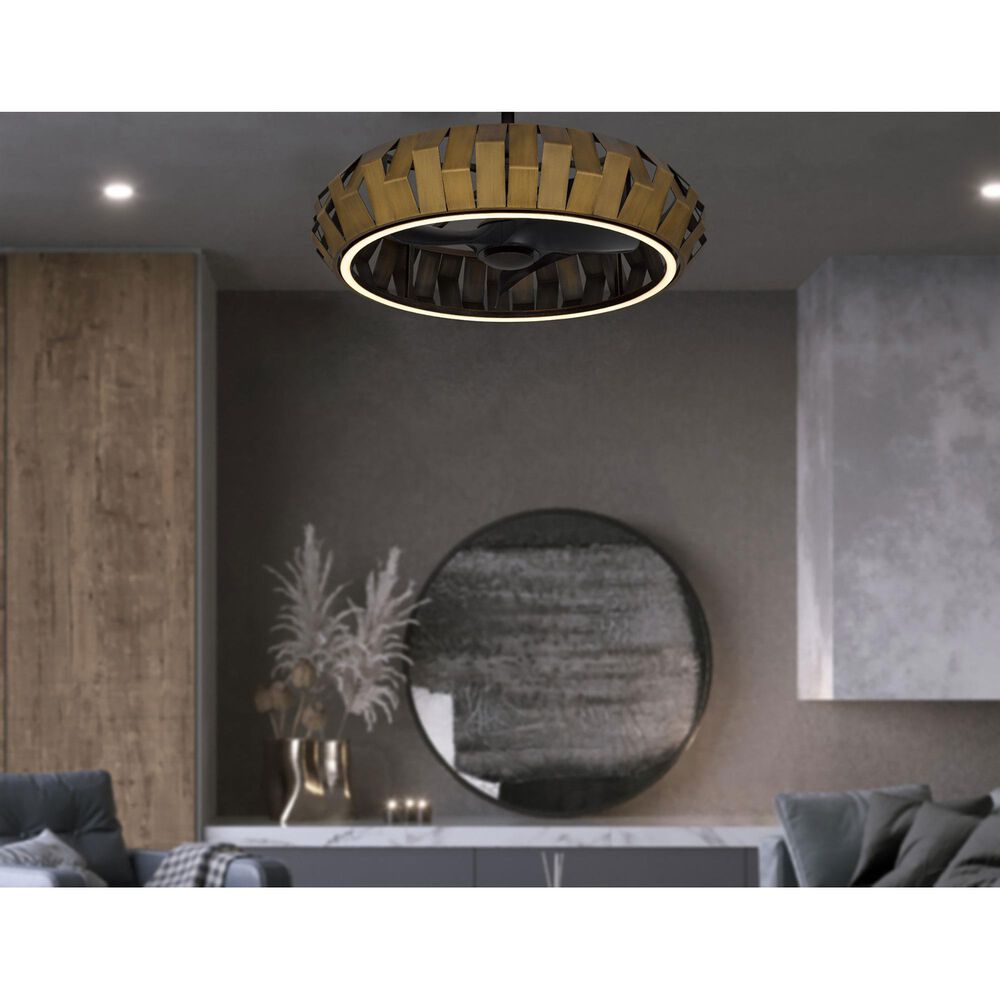 Cal Lighting Hilo Ceiling Fan Light in Bronze Patina, , large