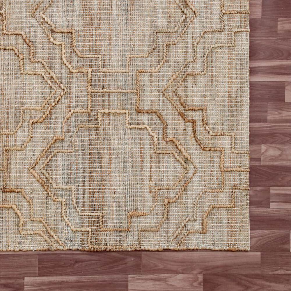 L&amp;R Resources Maples Geometric 7&#39;9&quot; x 9&#39;9&quot; Natural Area Rug, , large