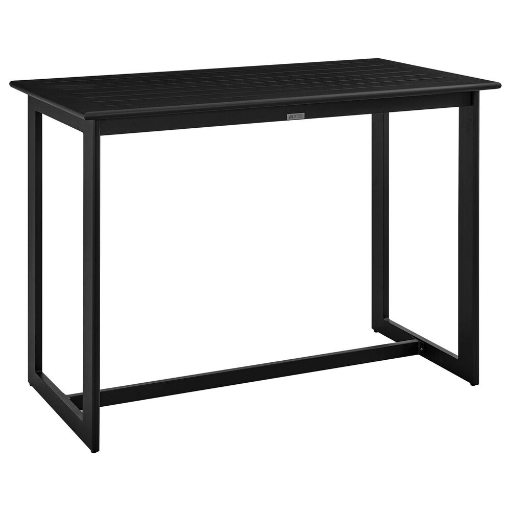 Blue River Grand Outdoor Bar Height Dining Table in Black - Table Only, , large