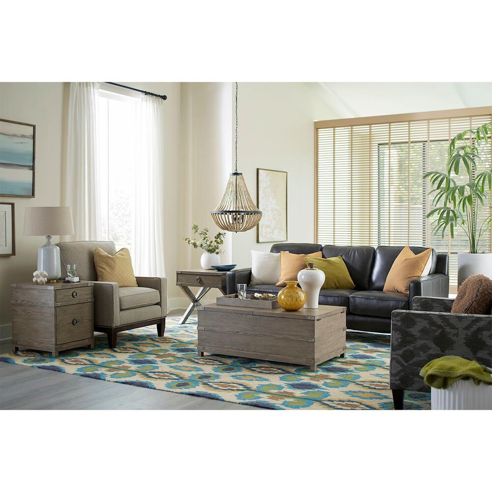 American Drew Crawford Trunk Storage Coffee Table in Honey, , large