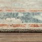 RIZZY Belmont 10" x 14" Light Blue, Beige and Rust Area Rug, , large