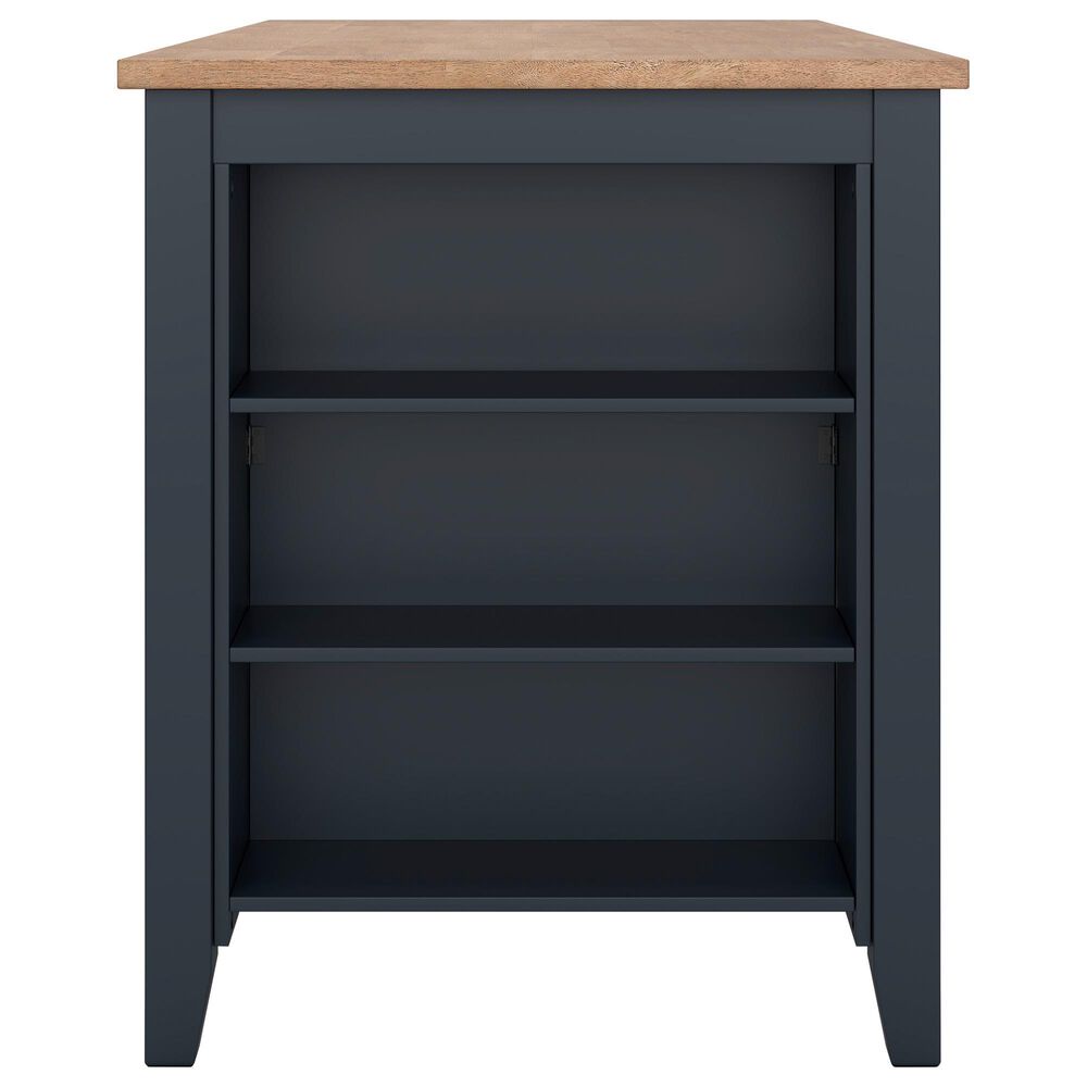 Ashley Gesthaven Counter Height Table in Light Natural and Dark Blue - Table Only, , large