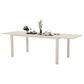 Hearth and Haven Outdoor Rectangular Dining Table with Hidden Extension Leaves in White - Table Only, , large