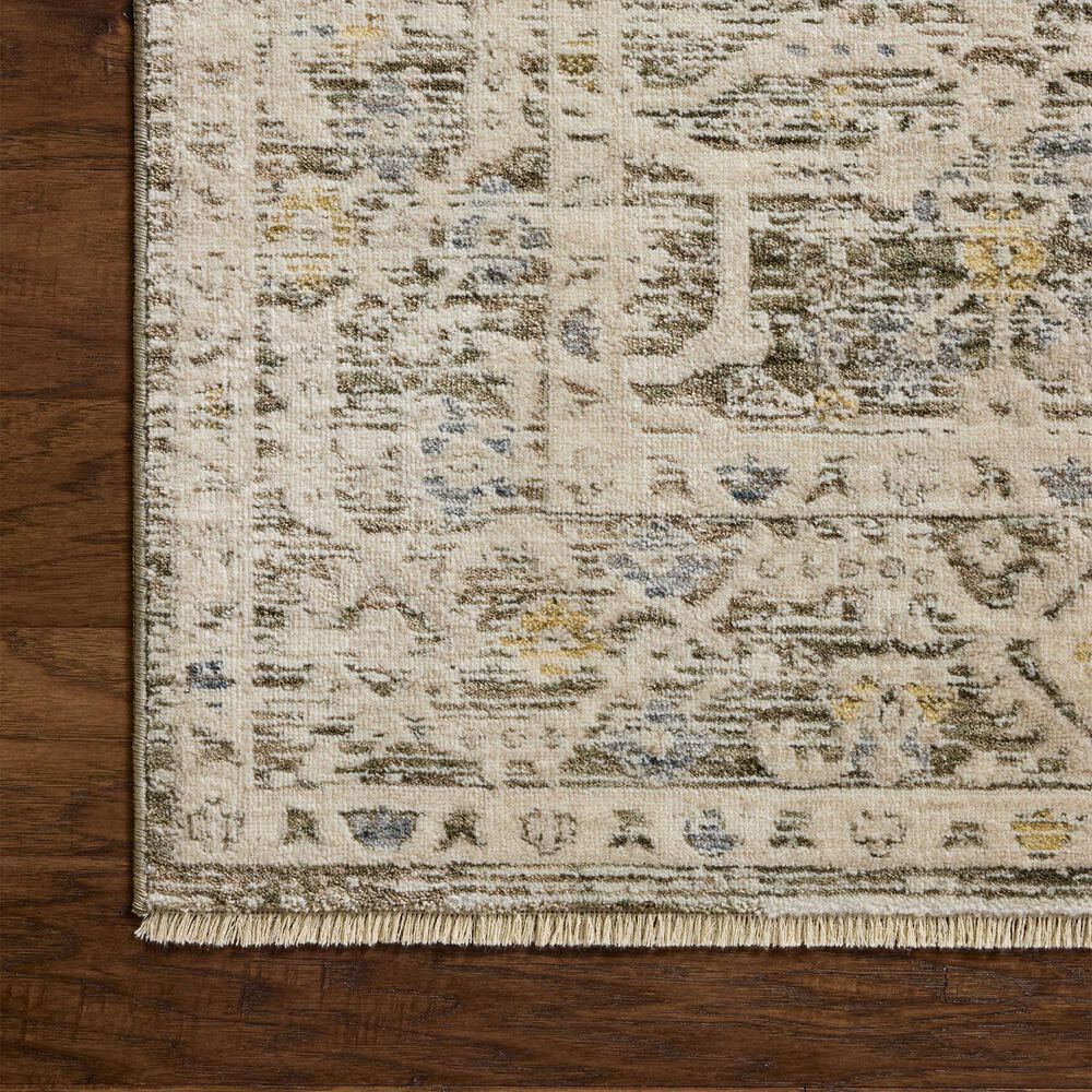 Loloi Clarisse Olive and Ivory 6&#39;3&quot; x 9&#39;6&quot; Area Rug, , large