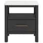 Ashley Cadmori 1-Drawer Nightstand in Matte Black and White, , large