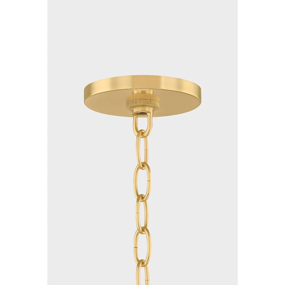 Mitzi Lighting Nadine 6-Light Chandelier in Aged Brass, , large