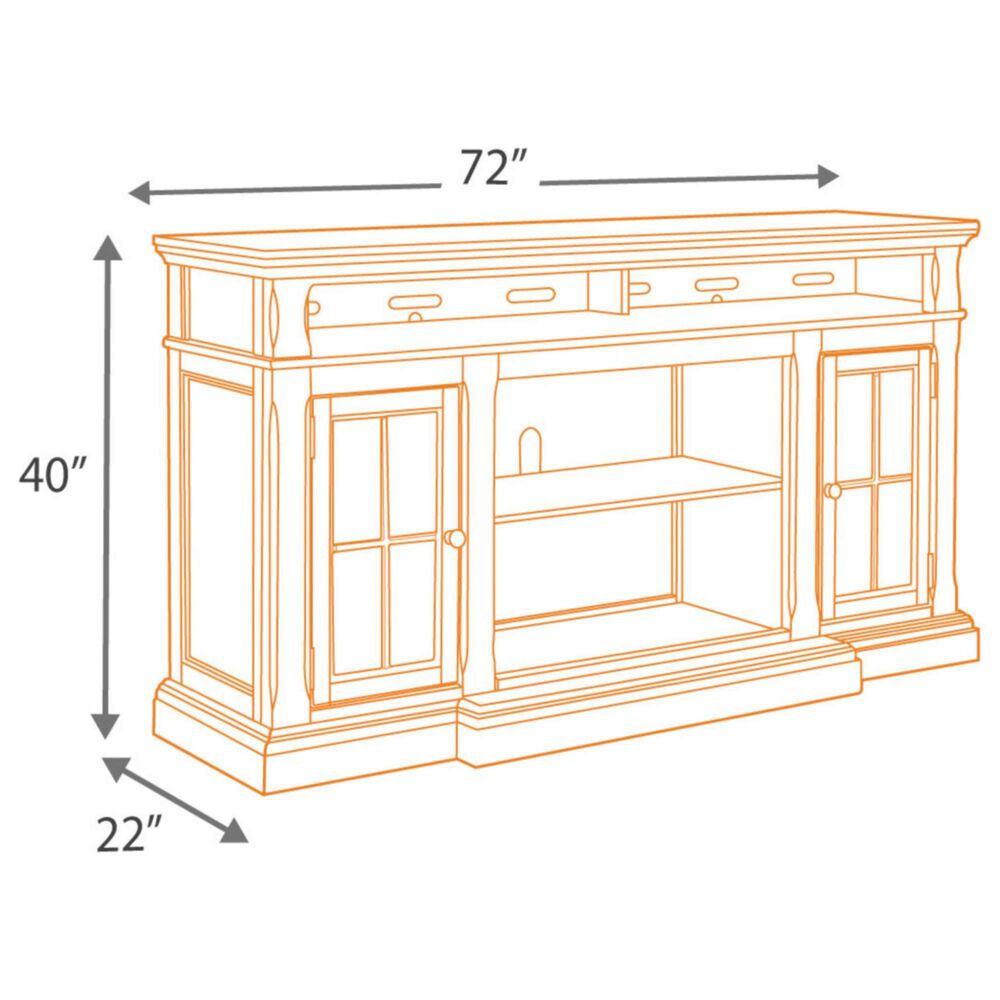 Ashley Roddinton 72" TV Stand in Dark Brown, , large