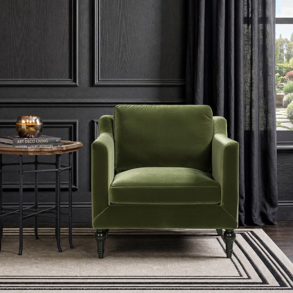 Jennifer Taylor Home Josephine Accent Chair in Olive Green, , large